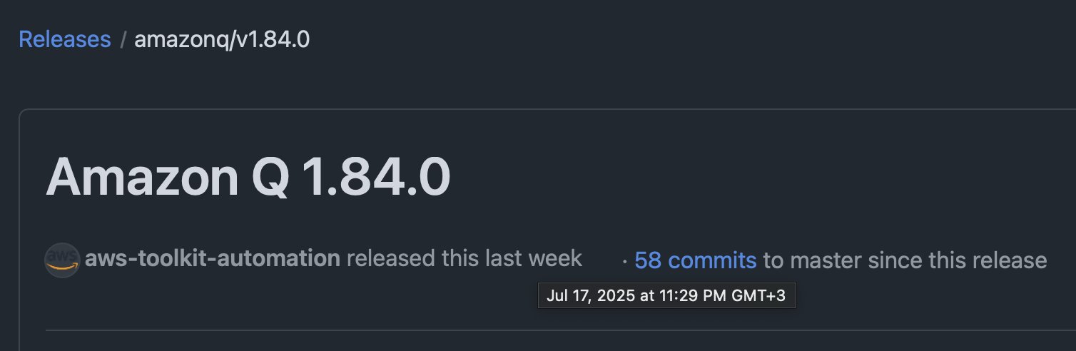 Amazon Q 1.84.0 release